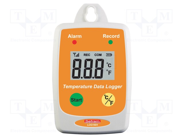 Data logger; temperature; ±0,6°C; Temp: -40÷85°C; 83x60x24mm; IP65