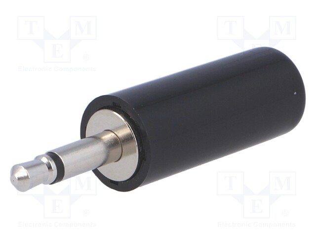 Plug; Jack 3,5mm; male; mono; straight; for cable; soldering; 4.5mm