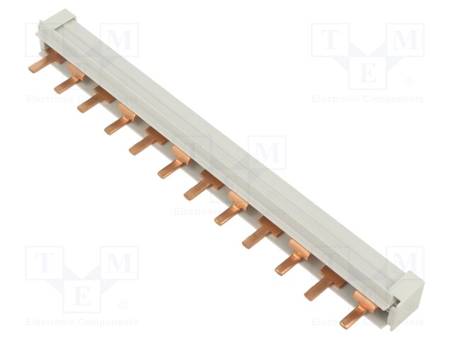 Busbar; 16mm2; Poles: 2; 690VAC; 690VDC; Inom: 80A; No.of mod: 6