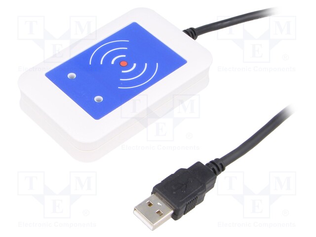 RFID reader; antenna; 88x56x18mm; USB; 4.3÷5.5V; Range: 100mm