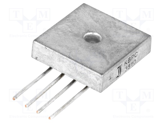 Single-phase bridge rectifier; Urmax: 200V; If: 35A; Ifsm: 375A