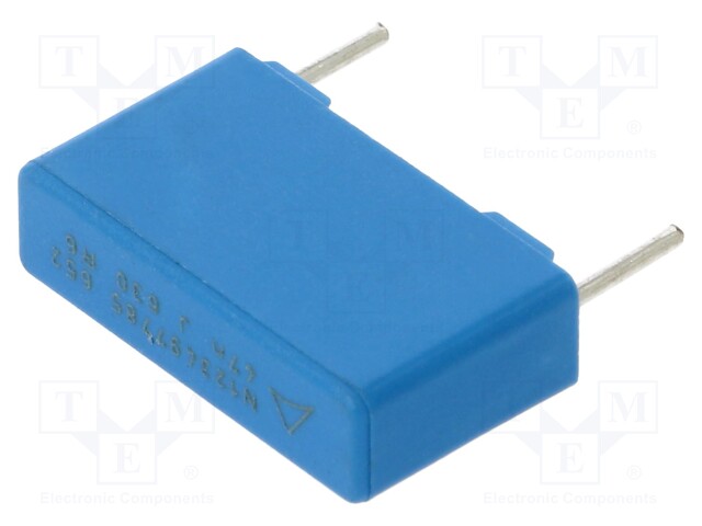 Capacitor: polypropylene; 47nF; Body dim: 5x10.5x18mm; THT; ±5%