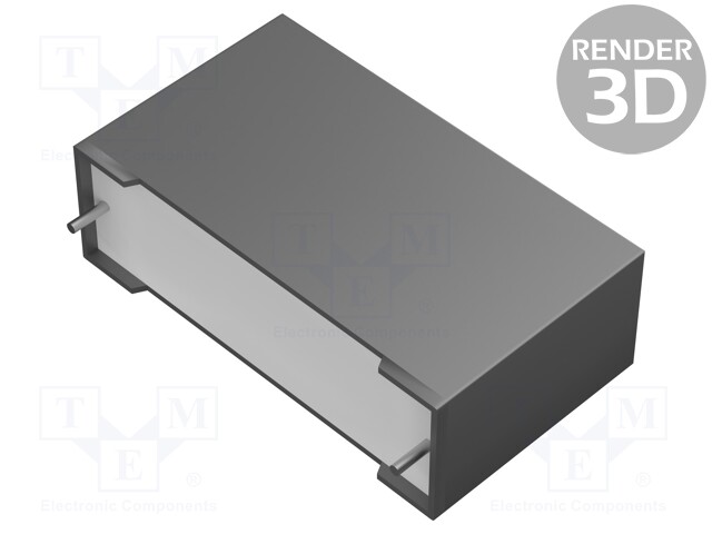 Capacitor: polypropylene; X2; 3.3uF; 37.5mm; ±10%; 41.5x24x13mm