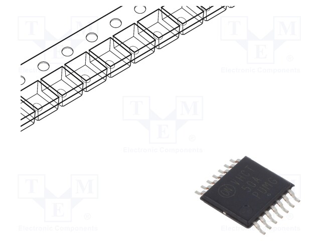 IC: digital; buffer,non-inverting; Channels: 6; IN: 1; SMD; TSSOP14