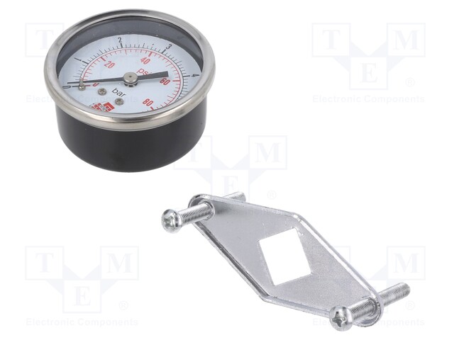 Manometer; 0÷6bar; non-aggressive liquids,inert gases; 50mm