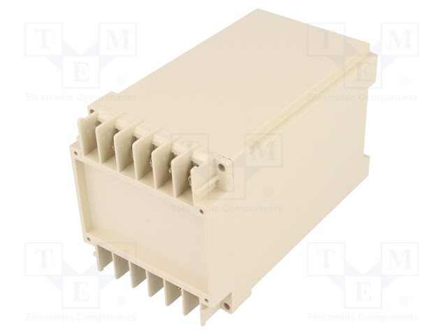 Enclosure: for DIN rail mounting; Y: 70mm; X: 65mm; Z: 112.6mm; ABS