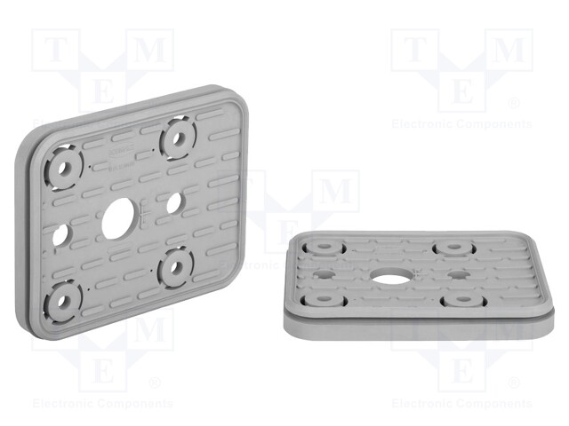 Suction-plate for vacuum block; 110g; 140x115x16.5mm