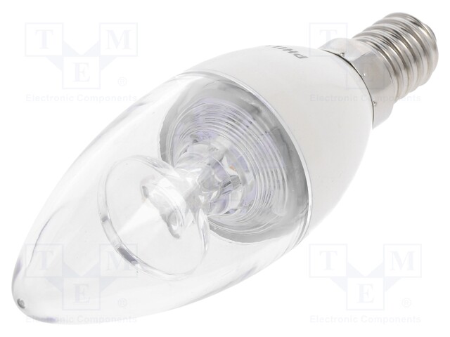 LED lamp; warm white; E14; 230VAC; 250lm; 4W; 2700K; CRImin: 80