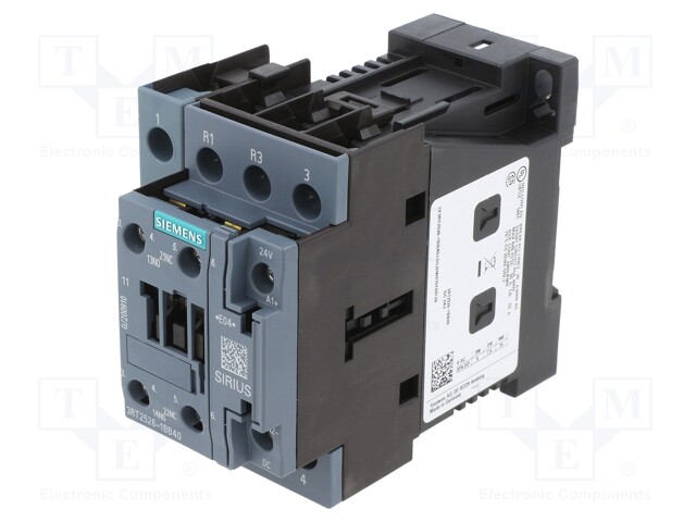 Contactor: 4-pole; NC x2 + NO x2; Auxiliary contacts: NO + NC