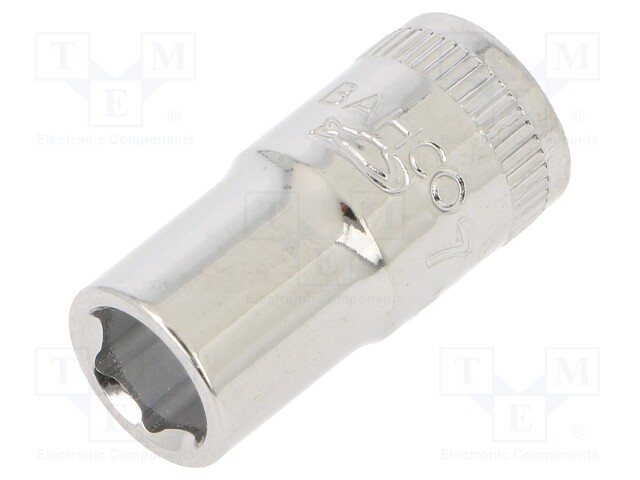 Key; hex socket,socket spanner; HEX 7mm; 1/4"; 24.7mm; tool steel