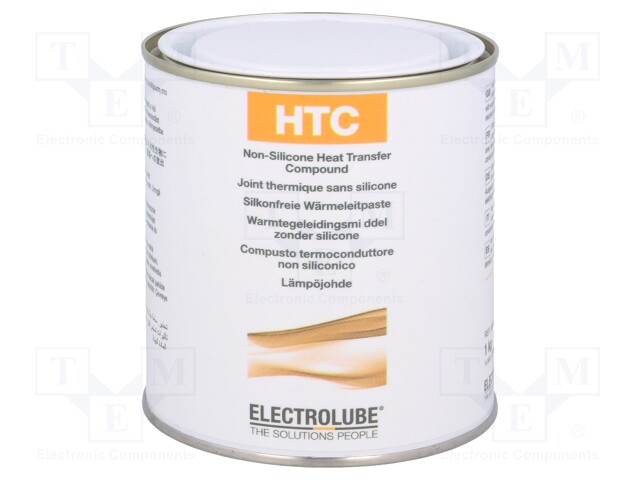 Heat transfer paste; white; silicone free; 1kg; HTC; 0.9W/mK