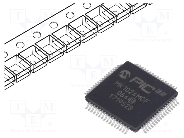 PIC microcontroller; Memory: 1024kB; SRAM: 256kB; 2.2÷3.6VDC; SMD