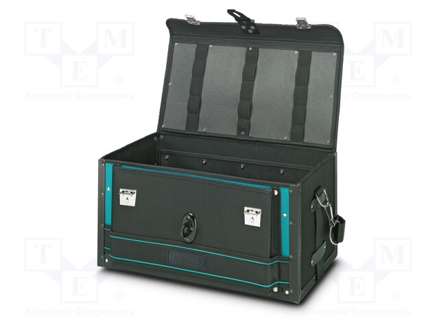 Suitcase: tool case; polyester