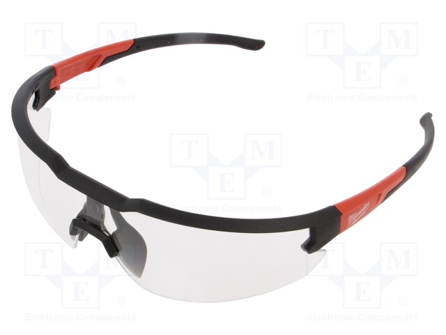 Safety spectacles; Lens: transparent