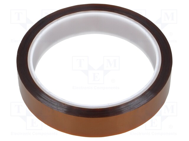 Tape: high temperature resistant; tape; max.230°C; W: 19mm; L: 33m