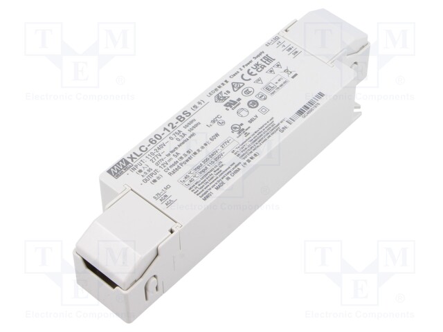 Power supply: switching; LED; 60W; XLC-60; -25÷90°C; OUT: 1