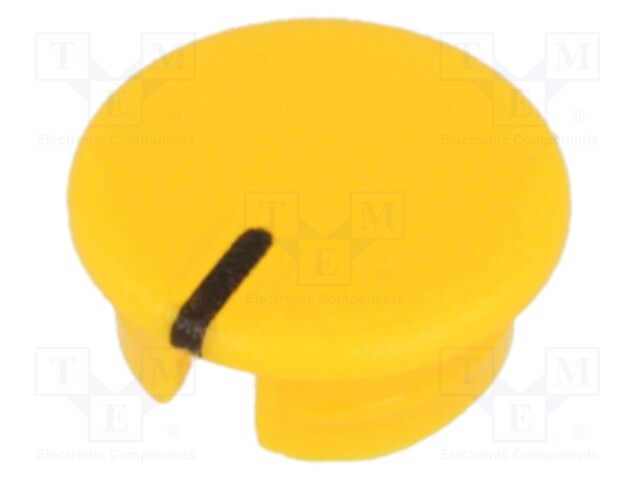 Cap; ABS; yellow; push-in; Pointer: black; Application: A2520,A2620