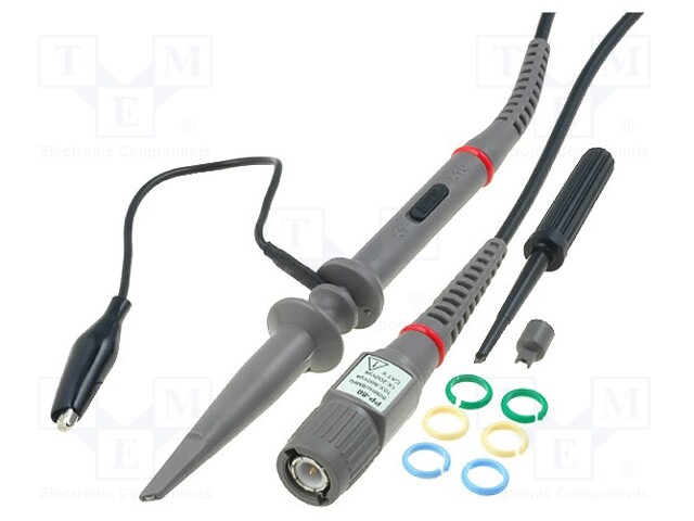 Oscilloscope probe; Band: ≤4MHz (1: 1),≤60MHz (10: 1); 1.2m