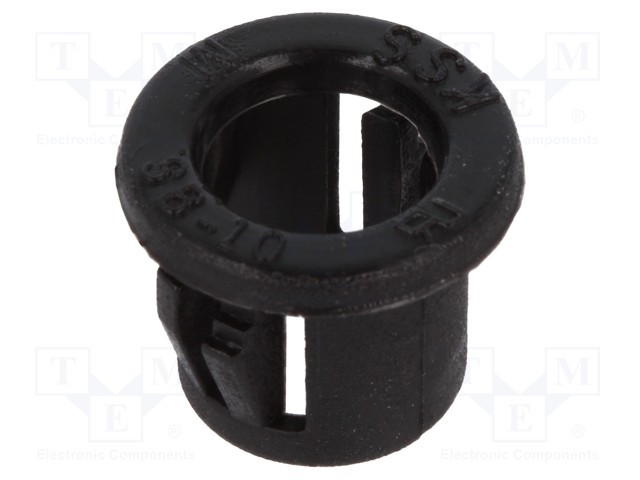 Grommet; Ømount.hole: 9.5mm; Øhole: 7.8mm; black