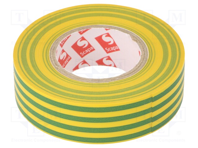 Tape: electrical insulating; W: 19mm; L: 20m; Thk: 0.13mm; rubber