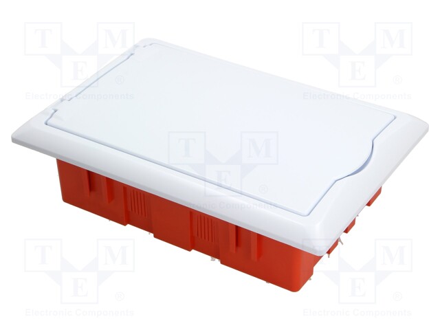Enclosure: for modular components; IP40; white; No.of mod: 12