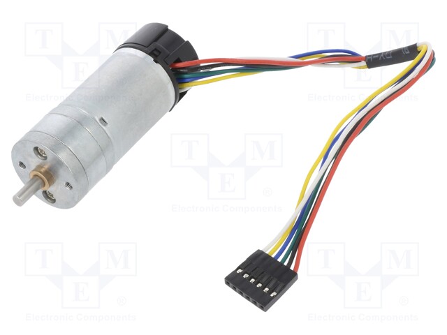 Motor: DC; with encoder,with gearbox; LP; 12VDC; 1.1A; 1200rpm