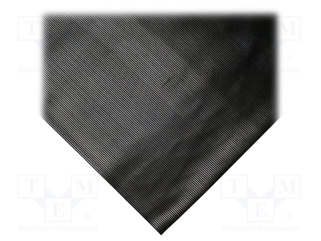 Anti fatigue mat; Width: 1.2m; L: 10m; Mat: rubber; Colour: black