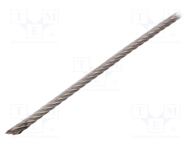 Rope; acid resistant steel A4; Ørope: 4mm; L: 10m; 283kg