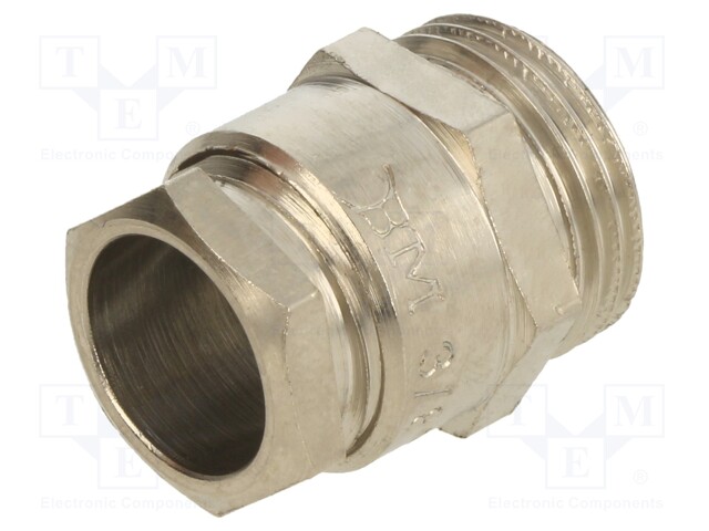 Cable gland; G3/8"; IP54; Mat: brass; 8÷10mm