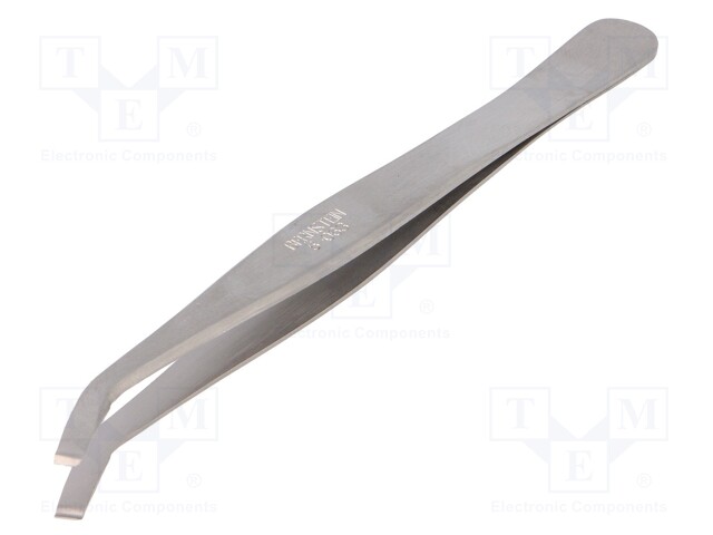 Tweezers; Tweezers len: 115mm; Blades: curved; Tipwidth: 3.5mm; SMD