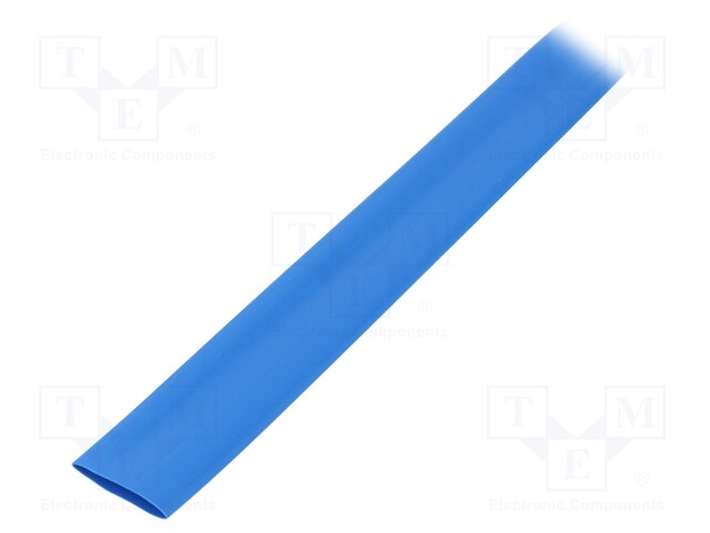 Heat shrink sleeve; flexible; 2: 1; 12.7mm; L: 10m; blue