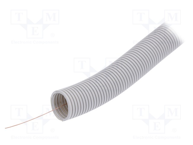 Protective tube; ØBraid : 40mm; grey; L: 25m; -5÷60°C; Øint: 33mm