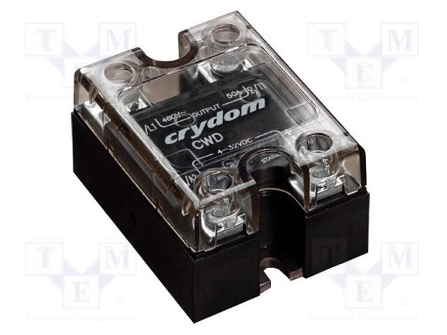 Relay: solid state; Ucntrl: 4÷32VDC; 25A; 48÷660VAC; screw type