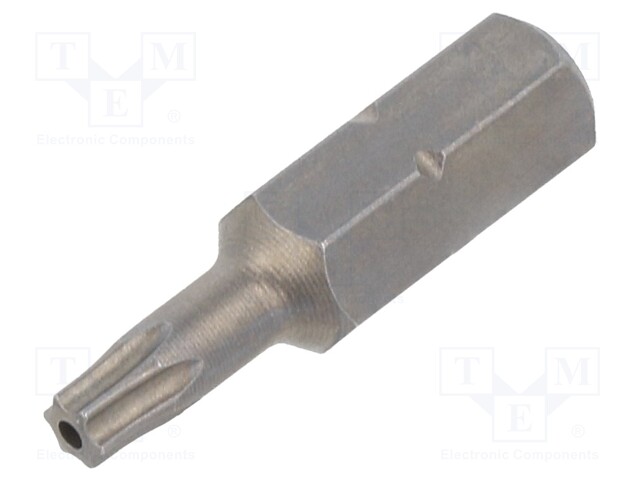 Screwdriver bit; Torx® with protection; T15H; Overall len: 25mm