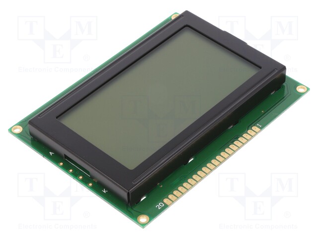 Display: LCD; graphical; 128x64; FSTN Positive; 93x70x10mm; 2.9"