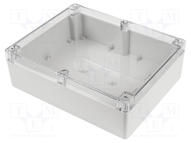 Enclosure: multipurpose; X: 240mm; Y: 300mm; Z: 95mm; 1554; grey; IP68