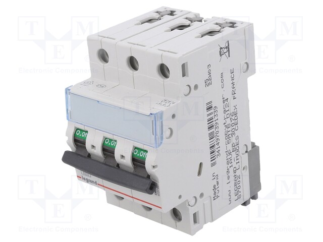 Circuit breaker; 400VAC; Inom: 50A; Poles: 3; DIN; Charact: D; 6kA