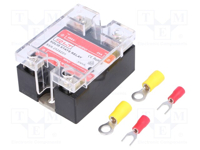 Relay: solid state; Ucntrl: 4÷16VDC; 25A; 24÷280VAC; Series: SSR-Z