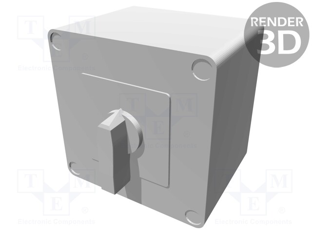 Switch: cam switch; Stabl.pos: 3; 40A; 1-0-2; Mounting: in housing