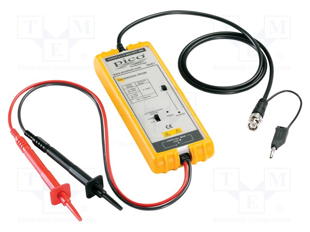 Probe: for oscilloscope; ≤25MHz; 20: 1/200: 1; Rise time: ≤14ns