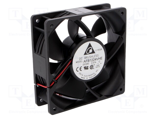 Fan: DC; axial; 120x120x38mm; 252.06m3/h; 51dBA; ball bearing