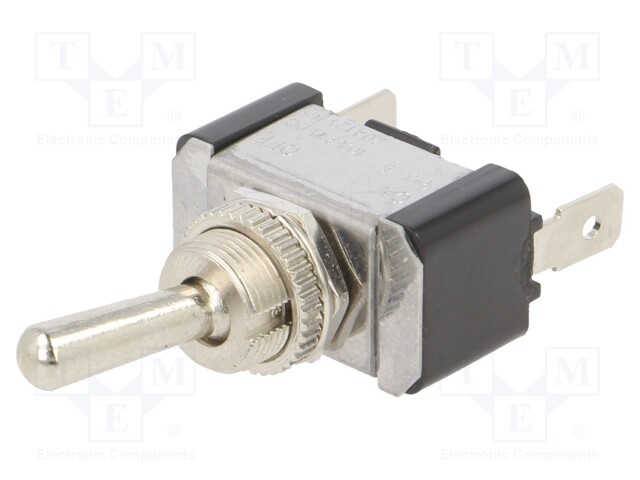 Switch: toggle; Pos: 2; SPST; OFF-ON; 20A/12VDC; 0÷65°C; 50mΩ; TA/TA1