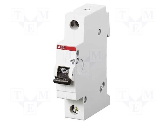 Circuit breaker; 230VAC; Inom: 4A; Poles: 1; DIN; Charact: C; 6kA