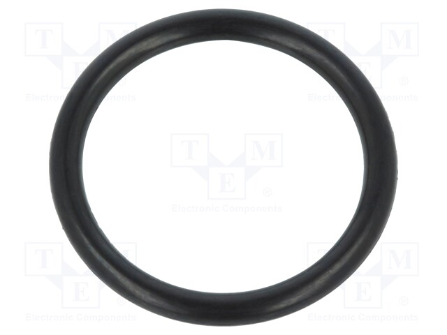 O-ring gasket; NBR; D: 3mm; Øint: 25mm; black; -30÷100°C