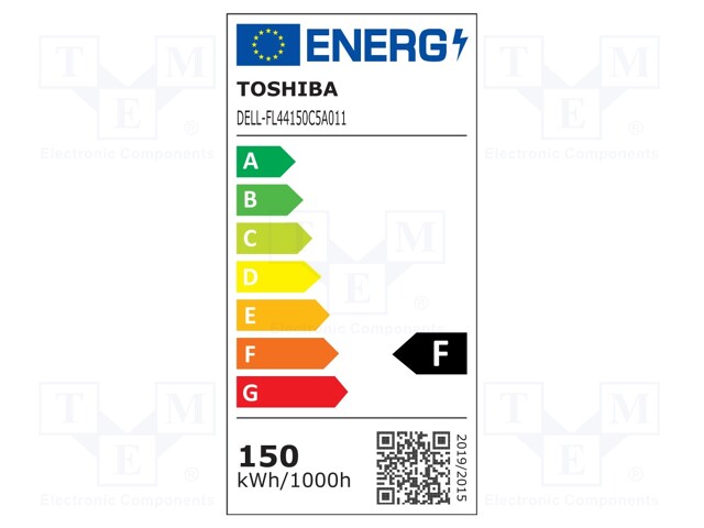 Lamp: LED flood light; 230VAC; 150W; neutral white; 120°; 4000K