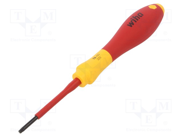 Screwdriver; insulated; Torx®; TX09; Blade length: 60mm; 1kVAC