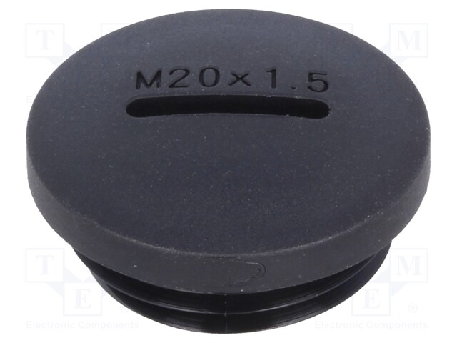 Stopper; M20; Mat: polyamide; black