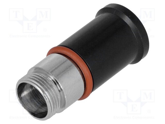 Adapter; cylindrical fuses; 6,3x32mm; 16A; -40÷85°C; Colour: black