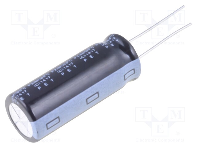 Capacitor: electrolytic; THT; 220uF; 200VDC; Ø14.5x35mm; ±20%