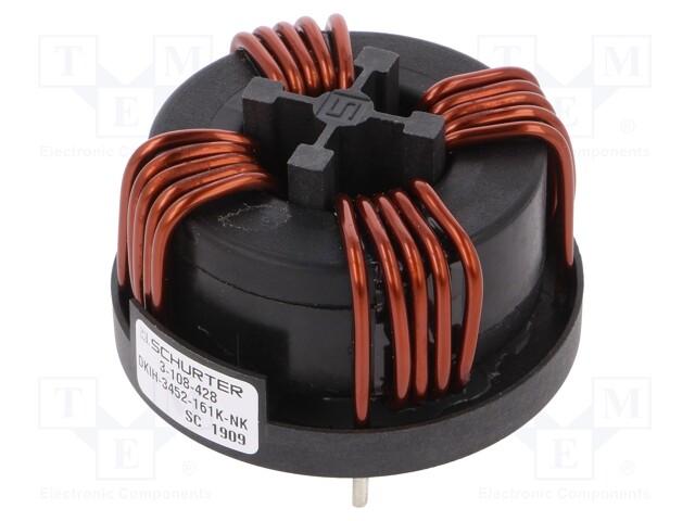 Inductor: wire with current compensation; THT; 2.1mH; 2.12mΩ